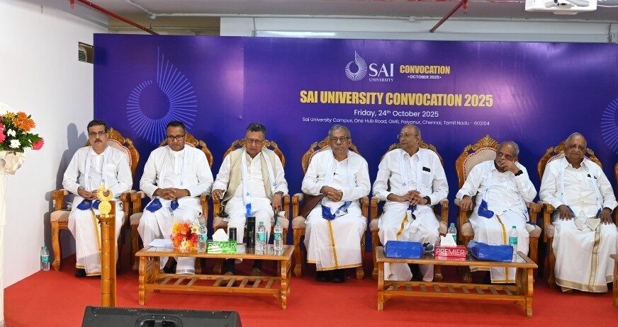 Sai University Convocation 2025; Leaders Urge Students to Lead with Integrity and Purpose