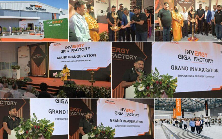 iNVERGY Opens India’s Largest BESS Giga Factory in Uttar Pradesh