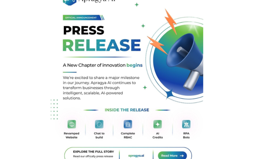 Fronseye Ships Major Apragya AI Release: Chat-to-Build, AI-Native ERP, and Multi-Agent Orchestration on One Platform