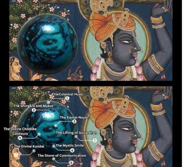 A One-in-a-Billion Geological Miracle: The Discovery of the ‘Swayambhu’ Lord Shrinathji Natural Chrysocolla Gemstone